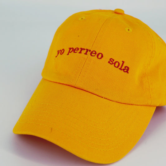 Yo Perreo Sola Hat | Bunny Reggaeton | Latin Trap | Latinx | Puerto Rico | Custom Color Adjustable Embroidered Dad Hat