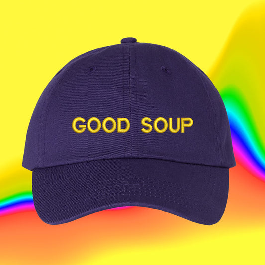 Good Soup Hat | Girls Driver | Cap Embroidered Cotton Adjustable Dad Hat