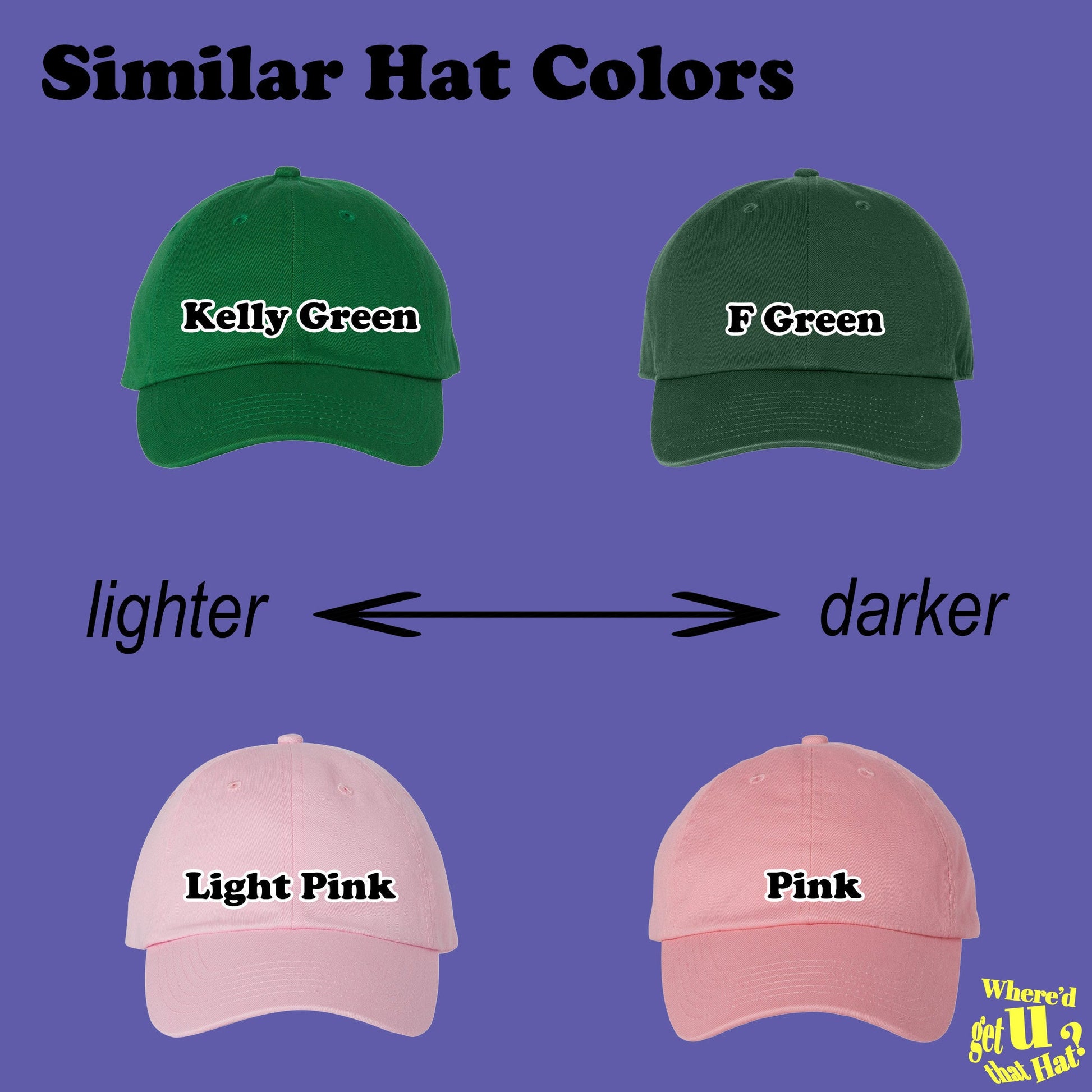 a picture of a hat with different colors