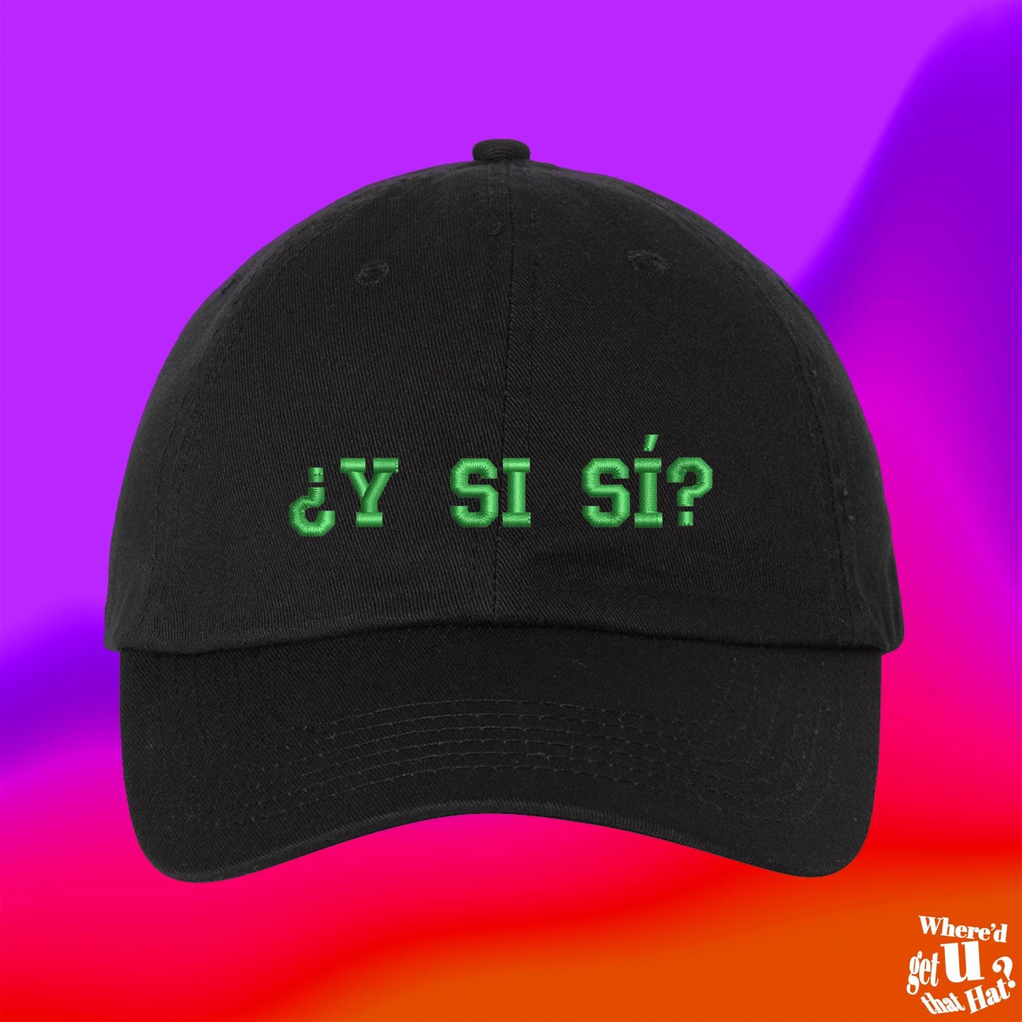 Y Si Sí? Mexico Hat, Gorra Partido Futbol, Soccer Fan Cap, Finals Cup Adjustable Dad Hat