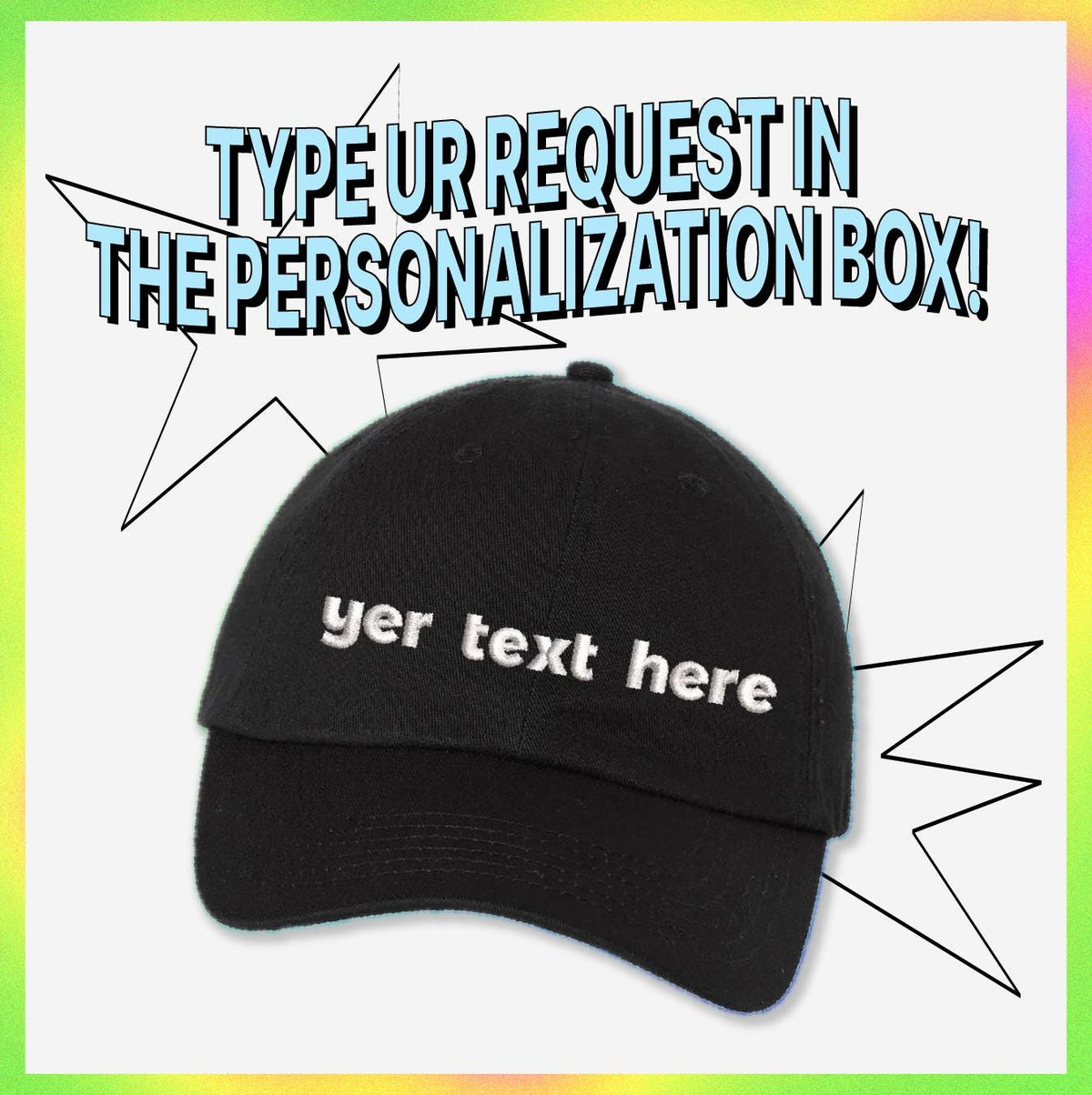 How You Likin Da Rain Gurl Hat Custom Color Adjustable Embroidered Dad Hat