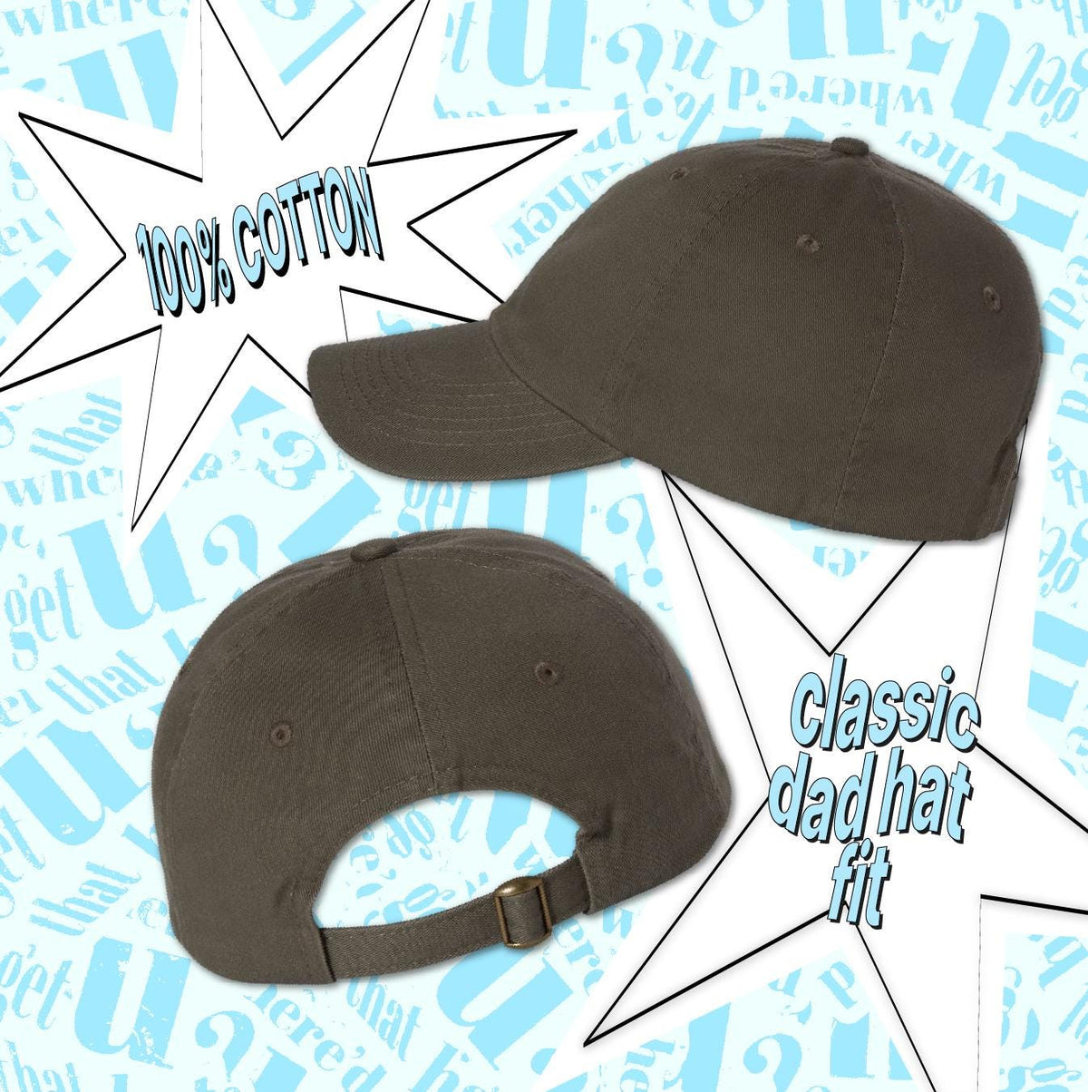 How You Likin Da Rain Gurl Hat Custom Color Adjustable Embroidered Dad Hat