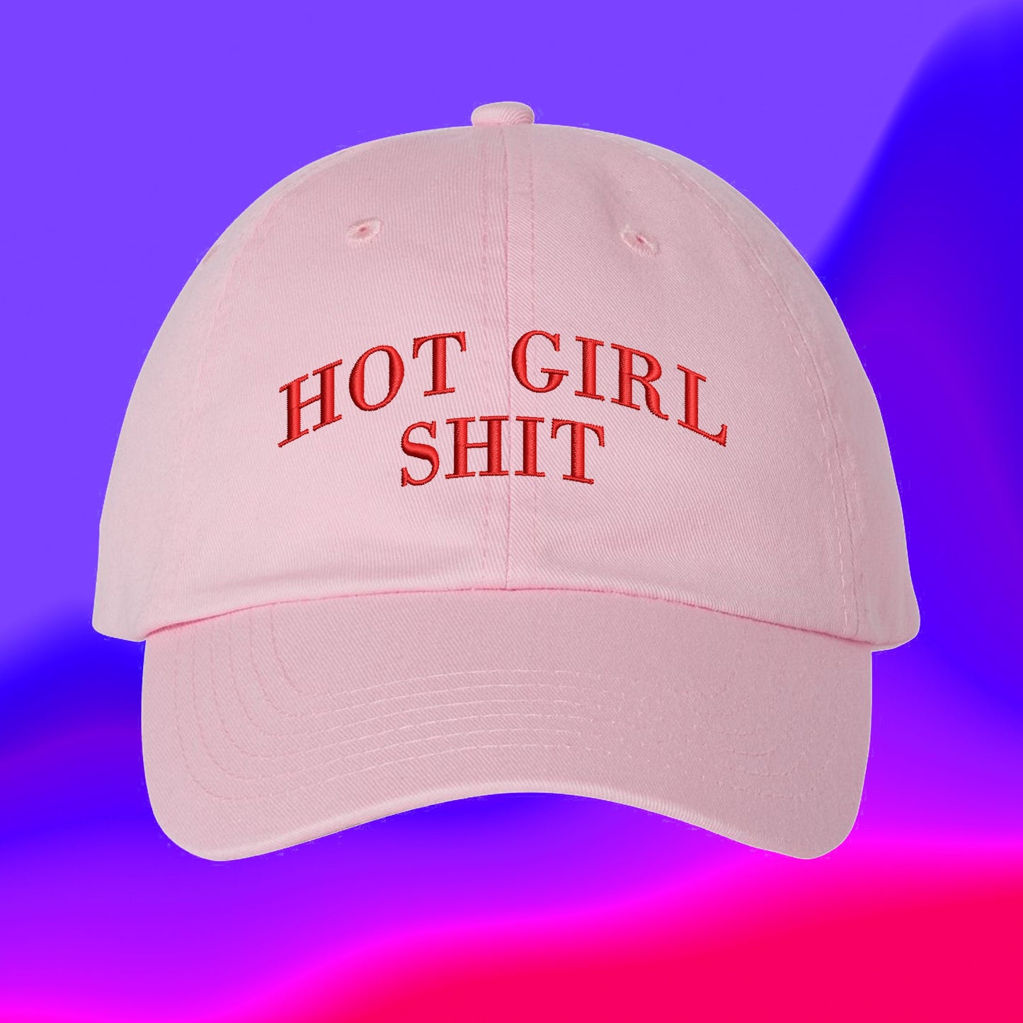 Hot Girl Shit | I Cant Talk Right Now Im Doing Hot Girl Shit | TikTok Megan Thee Stallion |  Custom Color Adjustable Embroidered Dad Hat