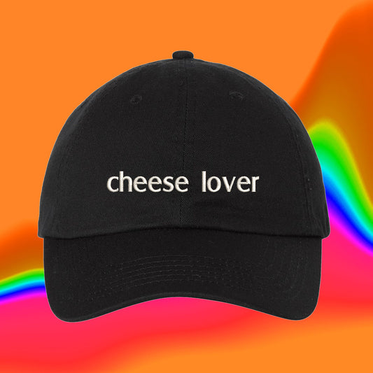 Cheese Lover Hat | Charcuterie Party | Culinary Chef Gift | Custom Color Adjustable Embroidered Dad Hat