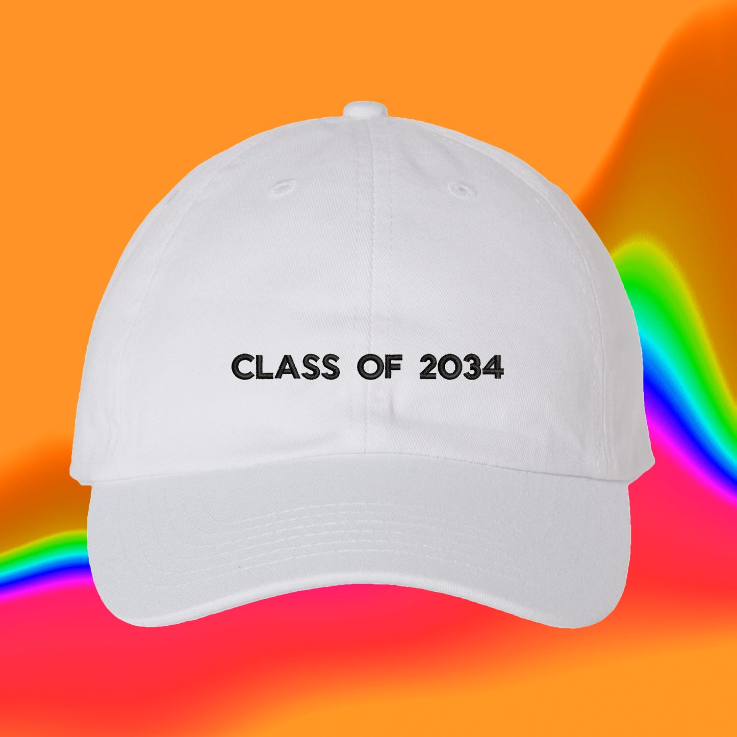 Class of 2034 Hat | Teacher Remote | Kindergarden Hat Class | Graduation | Custom Color Adjustable Embroidered Dad Hat