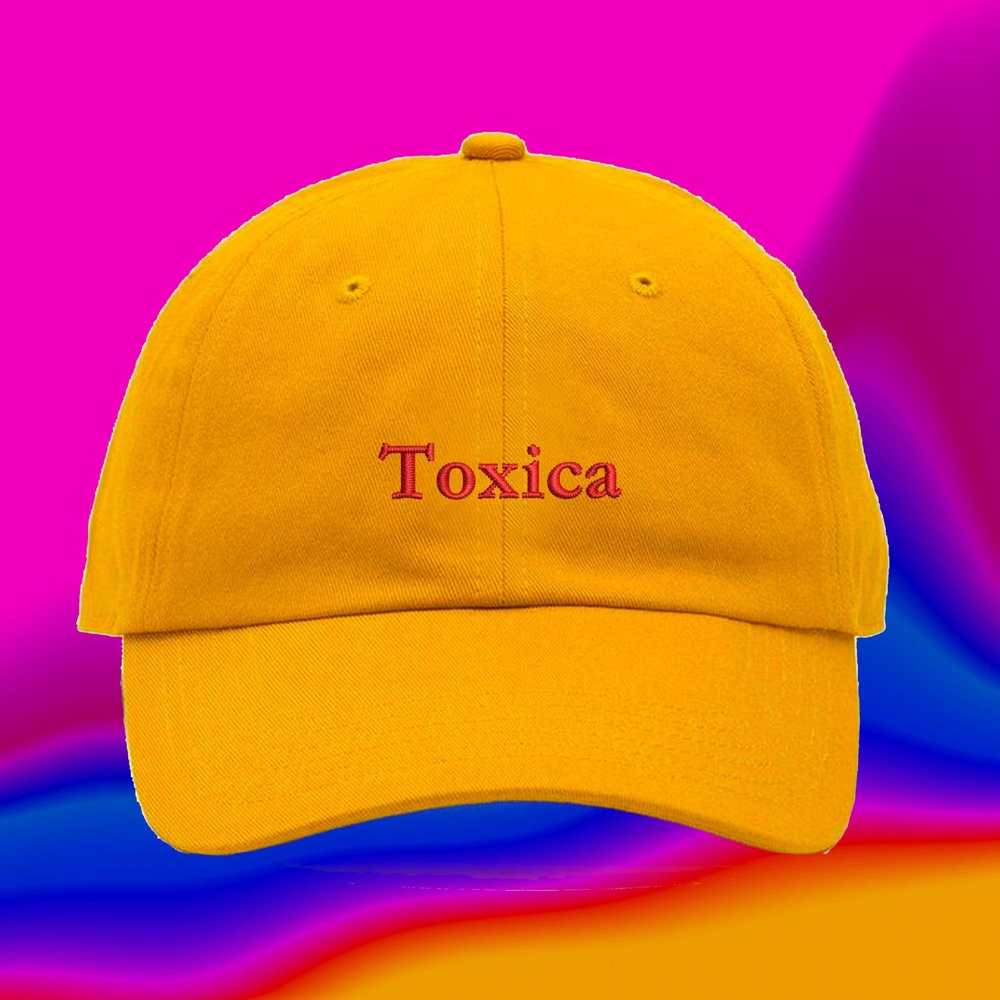 Toxica Hat | Latin Trap | Latinx | Puerto Rico |  Custom Color Adjustable Embroidered Dad Hat