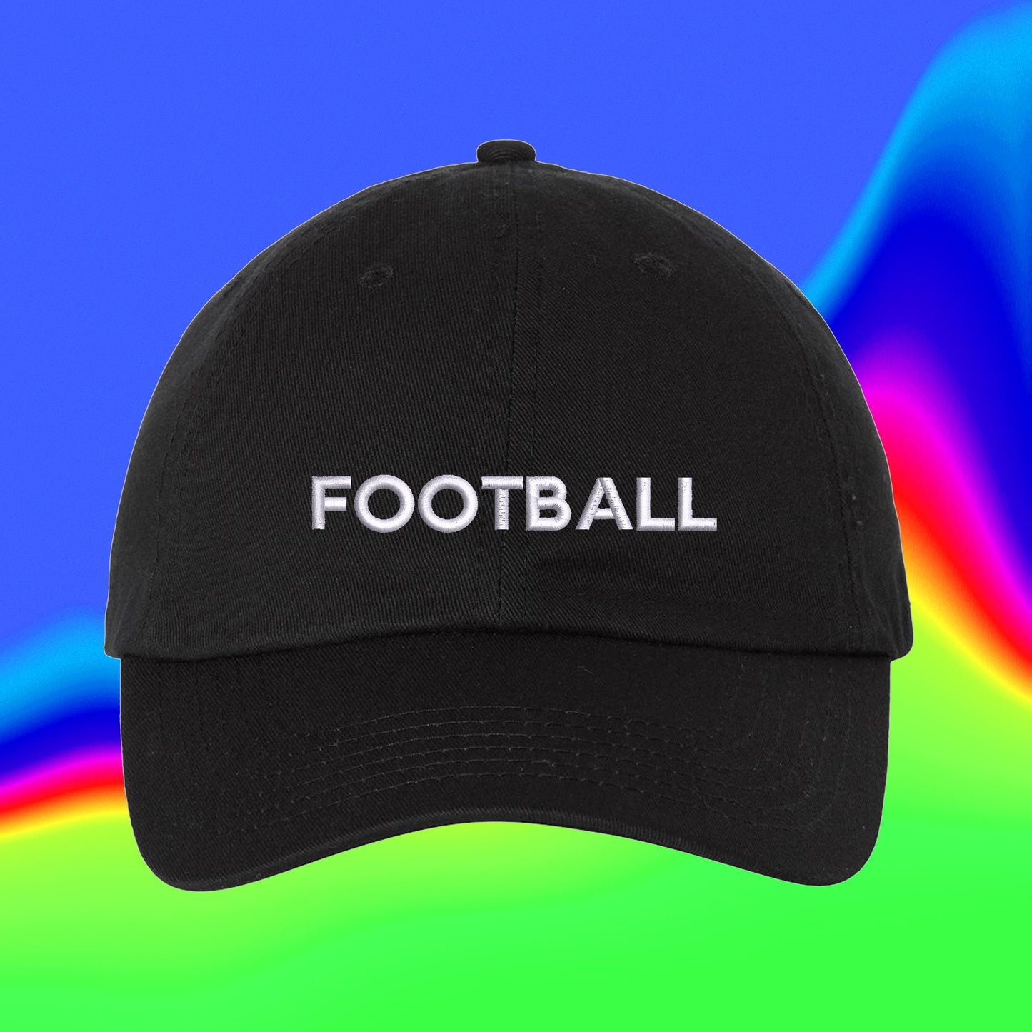 Football Hat | Sarcastic Sports Parent | Mom Dad | High School Sports | Custom Color Adjustable Embroidered Dad Hat