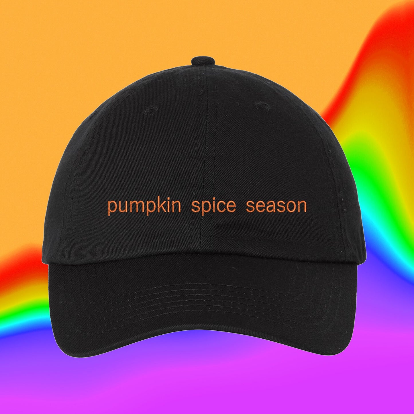 Pumpkin Spice Season Hat | Fall Coffee | Cute Fall | Custom Adjustable Embroidered Dad Hat