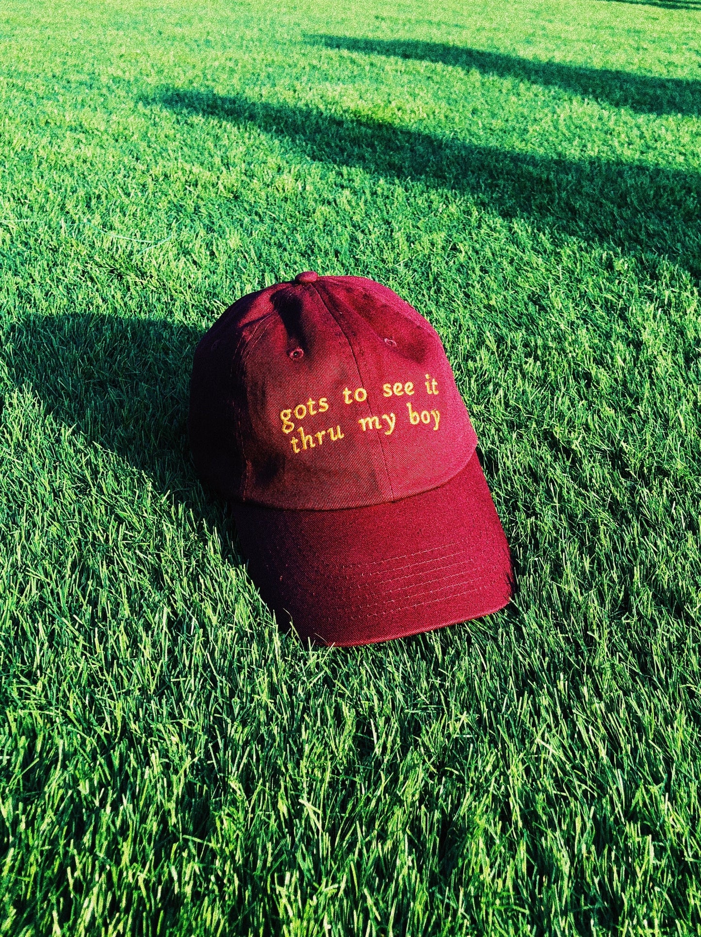 Gots To See It Thru My Boy Hat | TikTok Meme Hat | Custom Color Adjustable Embroidered Dad Hat