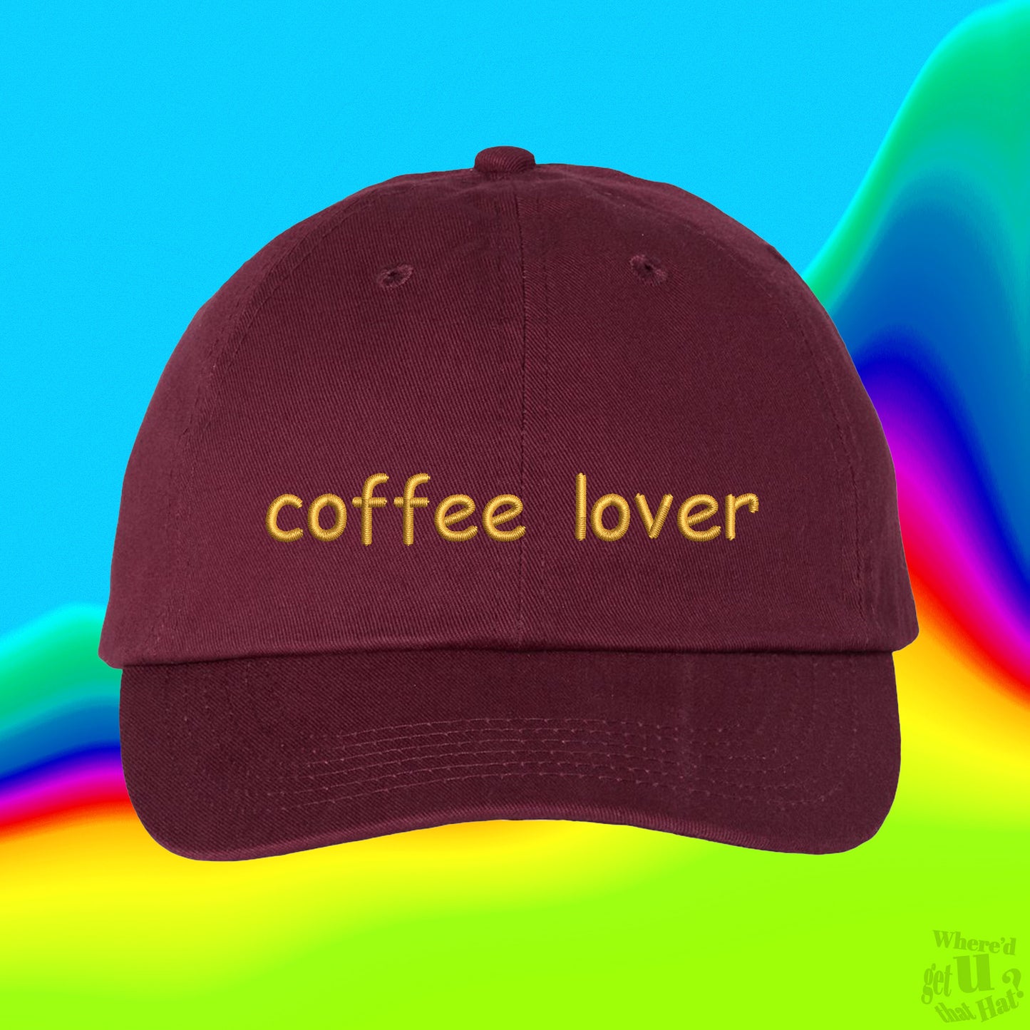 Coffee Lover Hat | Cafe Barista Gift | Coffee Gift | Best Friend Gift