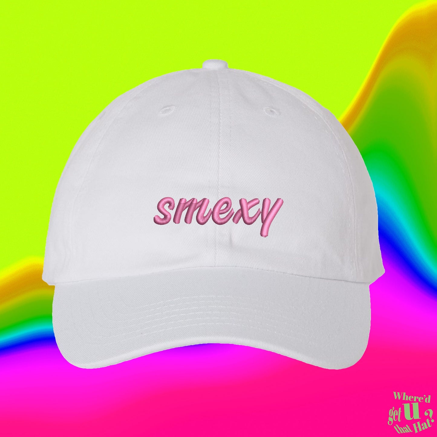 Smexy Hat | Smart and Sexy | Custom Color Adjustable Embroidered Dad Hat