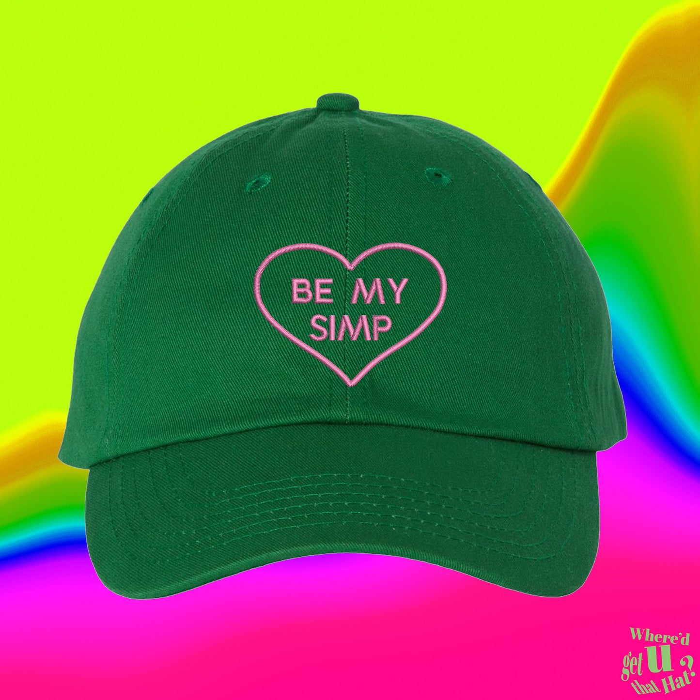 Be My Simp Hat | Valentines Day For Boyfriend | Funny Couple | Funny Spouse|  Custom Color Adjustable Embroidered Dad Hat