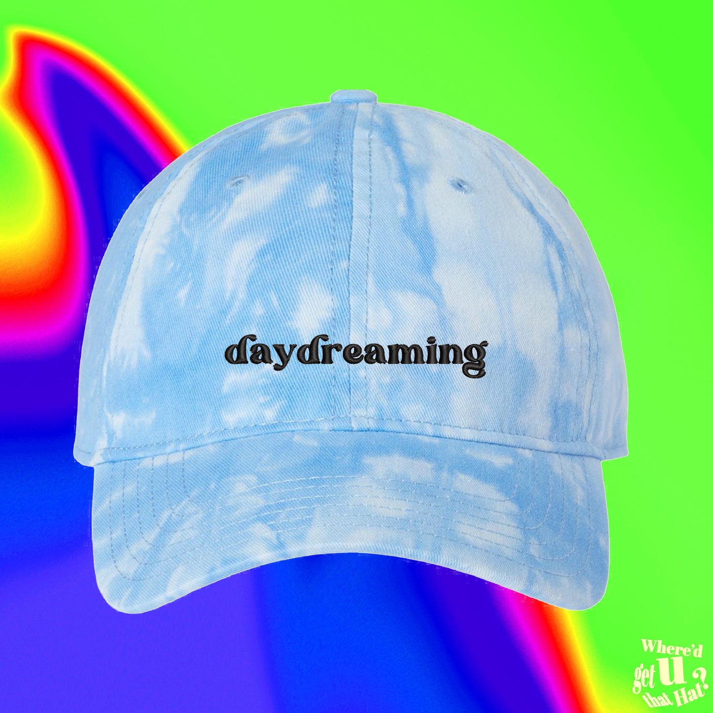 Daydreaming Hat |  Custom Color Adjustable Embroidered Dad Hat