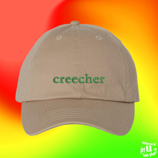 Creecher Hat | Custom Color Adjustable Embroidered Dad Hat