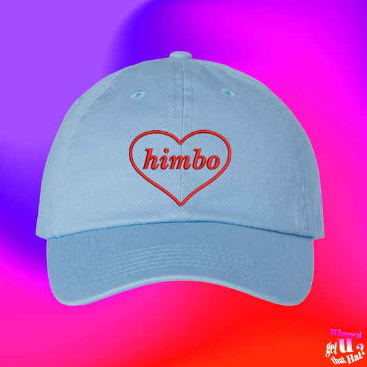 Himbo Hat | Hot Men | Gay Sexy | LGBTQ Gift | Custom Color Adjustable Embroidered Dad Hat