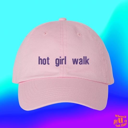 Hot Girl Walk Hat | Walkable City | Daily Exercise | TikTok Clothes | Megan Thee Stallion