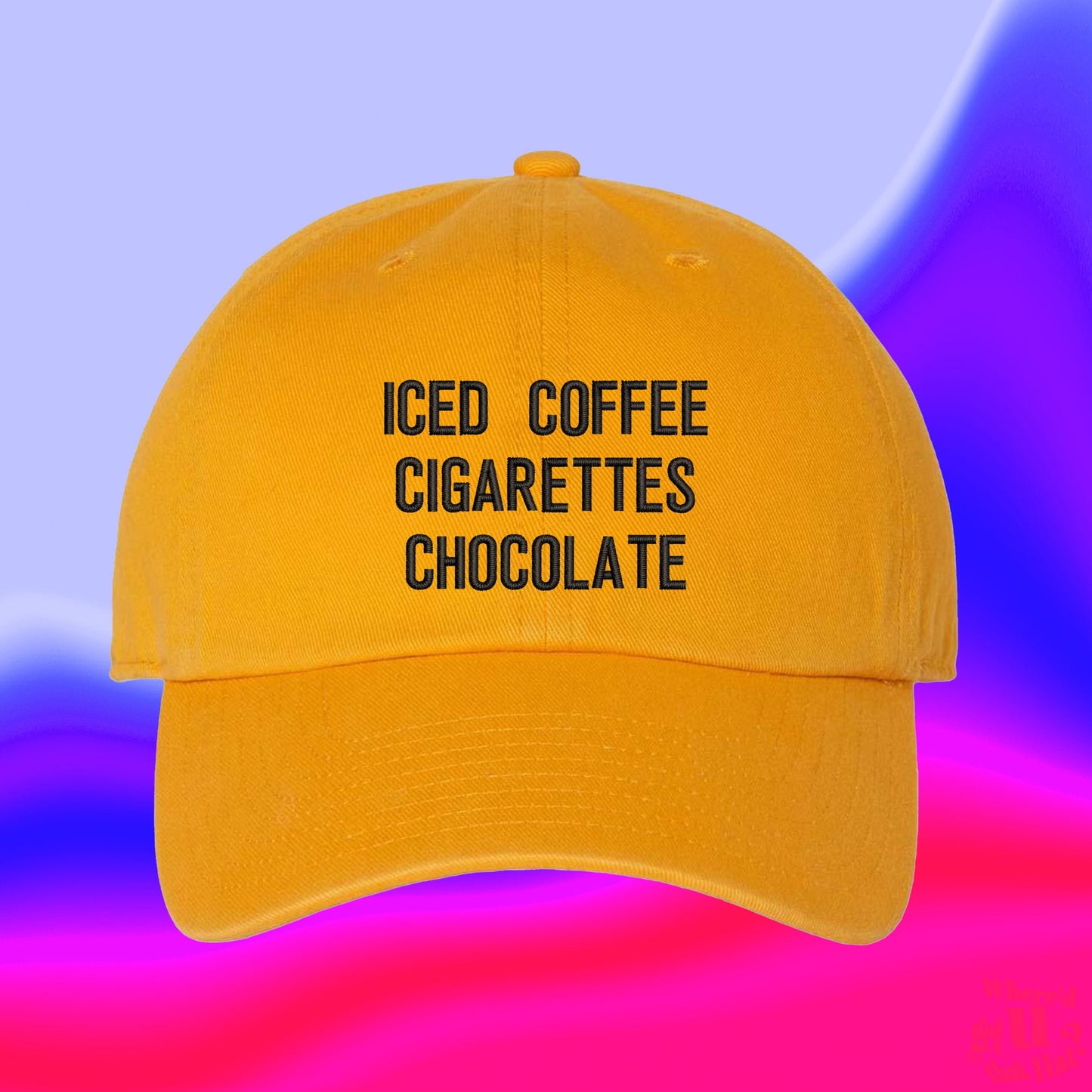 Iced Coffee Cigarettes Chocolate Hat