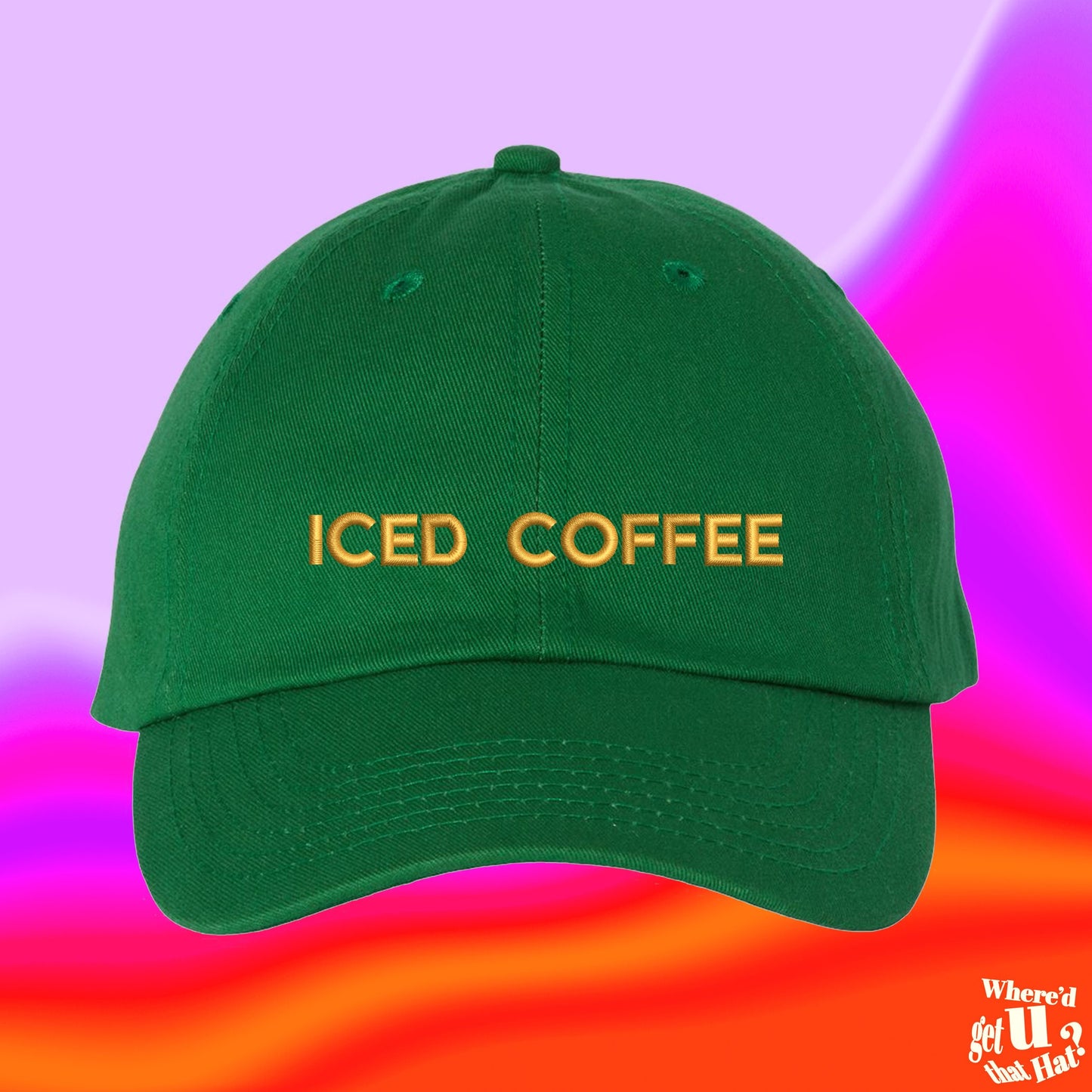 Iced Coffee Hat | Coffee gift | Coffee Lover Gifts