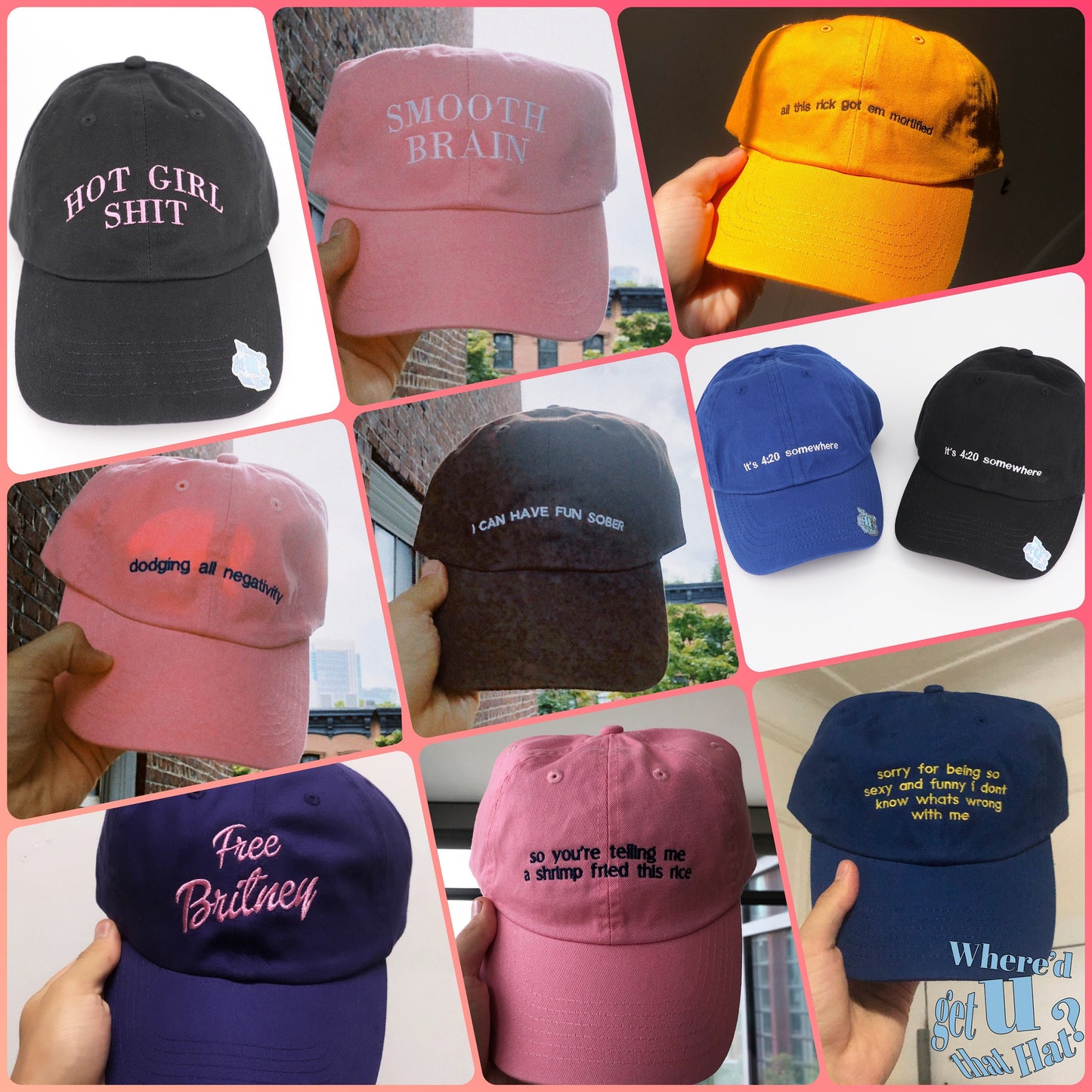 Free Britney Hat | Britney Spears “Britney Bitch” Costume | #freebritney |  Custom Color Adjustable Embroidered Dad Hat