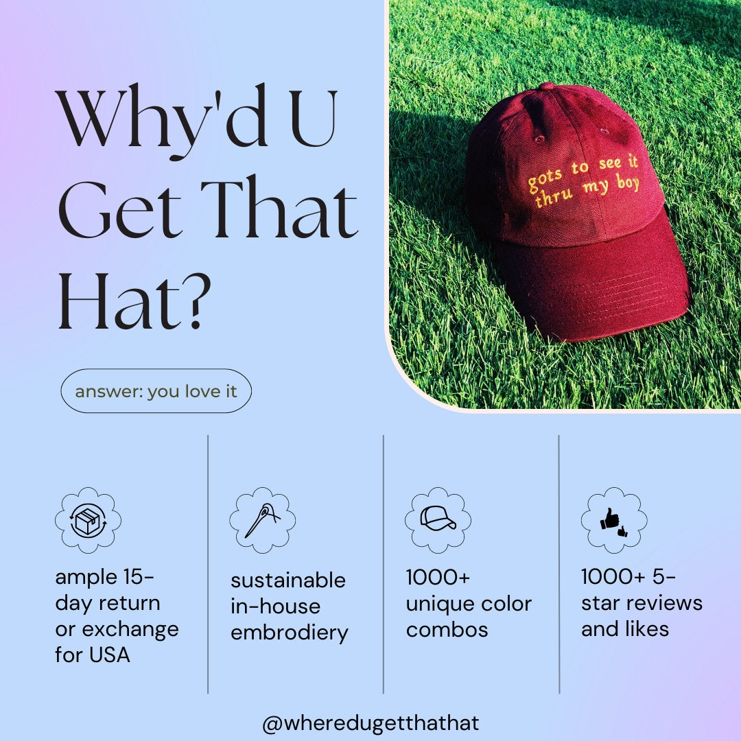 Big Gretch Hat |  Woman From Michigan |  Social Justice | Activist | Custom Color Adjustable Embroidered Dad Hat