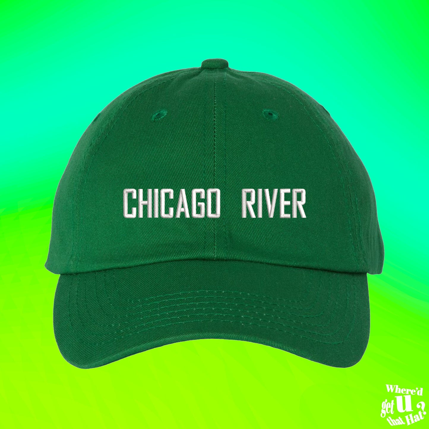 Chicago River Hat | St Patricks Day | Luck Of the Irish | Ireland National Team | Adjustable Embroidered Dad Hat