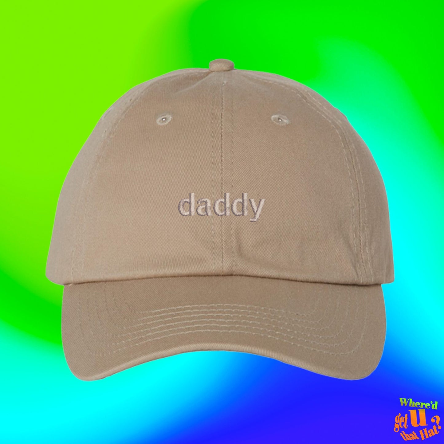 Daddy Hat | Fathers Day Hat | Daddy Hat | Gifts For Dad | Number One Dad | Custom Color Adjustable Embroidered Dad Hat