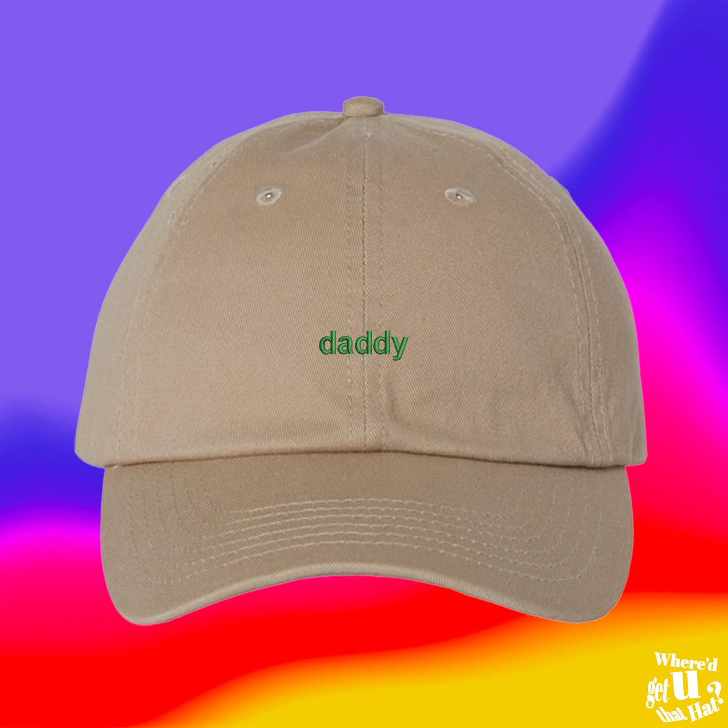 Daddy Hat | Fathers Day Hat | Daddy Hat | Gifts For Dad | Number One Dad | Custom Color Adjustable Embroidered Dad Hat