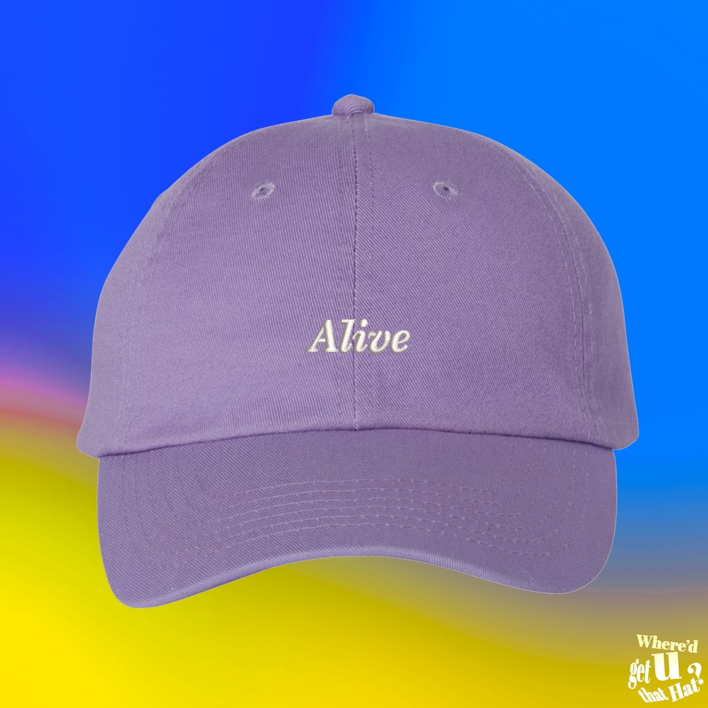 Alive Hat | Farm Life | Dating | Ball Cap | Custom Color Adjustable Embroidered Dad Hat